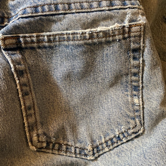 L.L Bean Blokecore Super Distressed Denim Jeans Lined size 30 - Picture 11 of 17